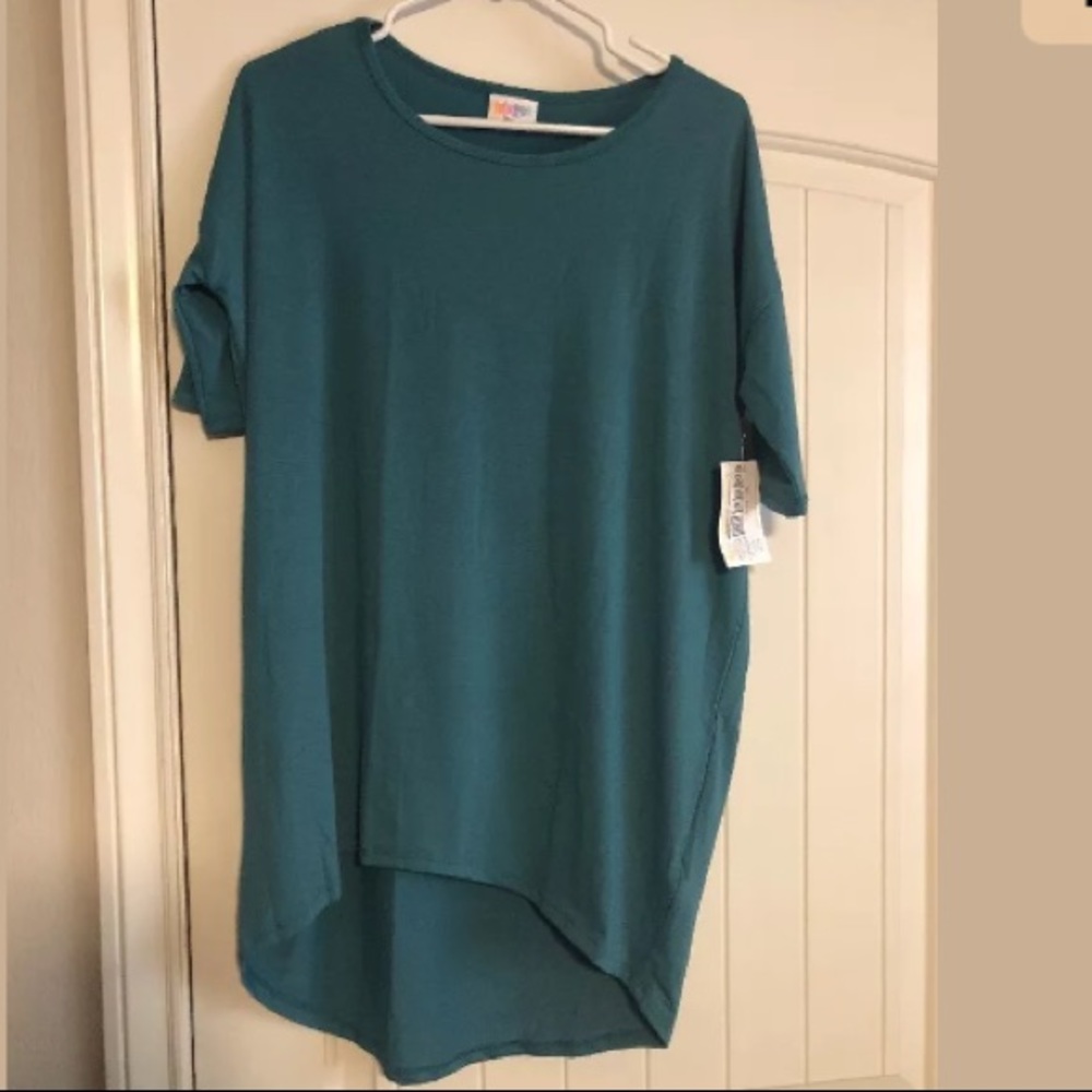 LuLaRoe Irma XS teal solid